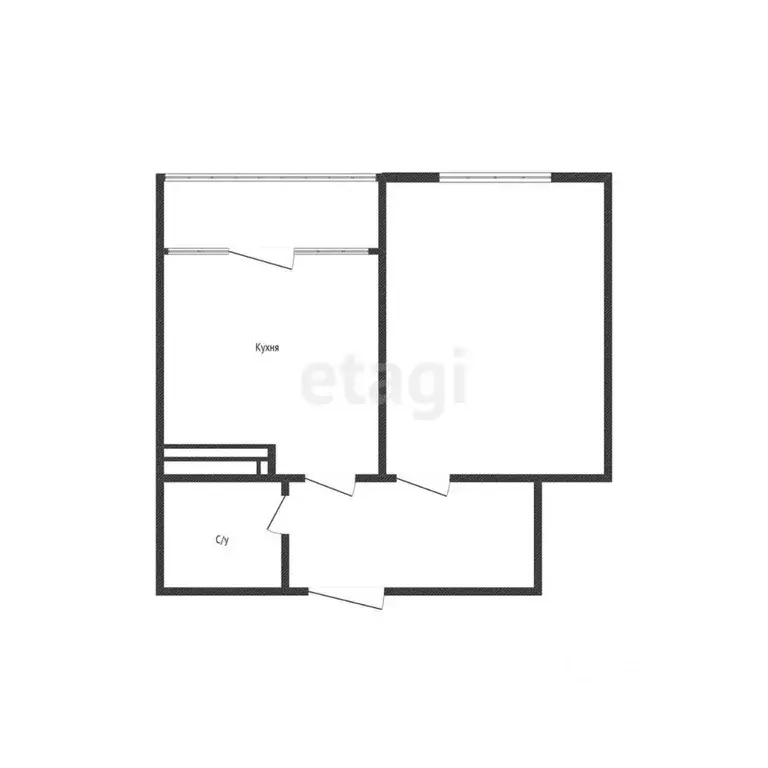 1-к кв. Курская область, Курск ул. Росинка, 7 (43.29 м) - Фото 1