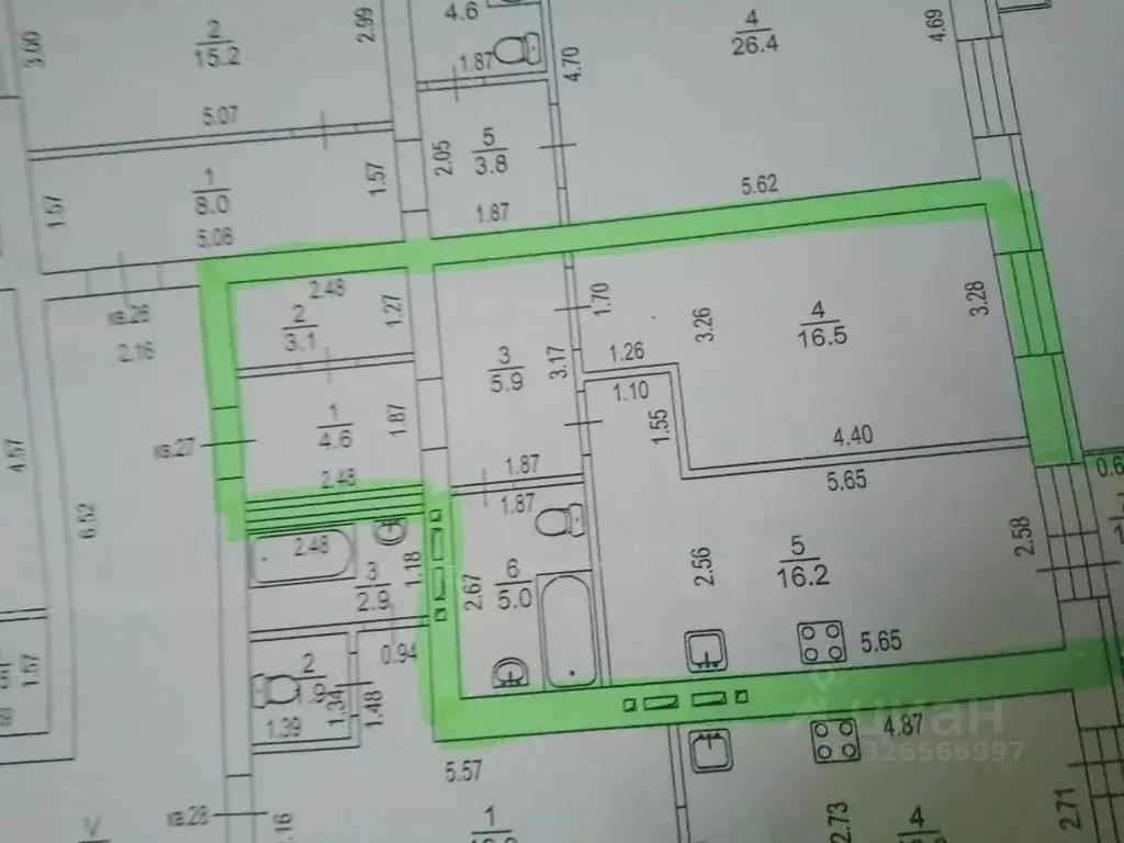 1-к кв. Башкортостан, Уфимский район, с. Авдон Лесопарковая ул., 1 ... - Фото 1