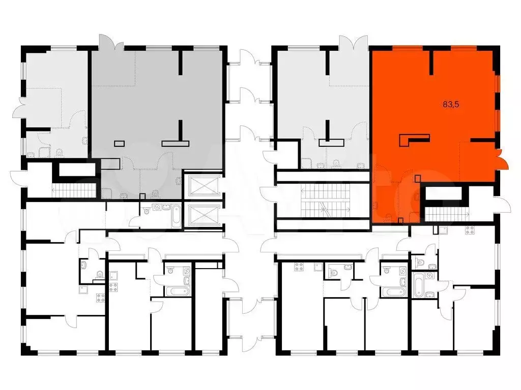 продам помещение свободного назначения, 83.5 м - Фото 1