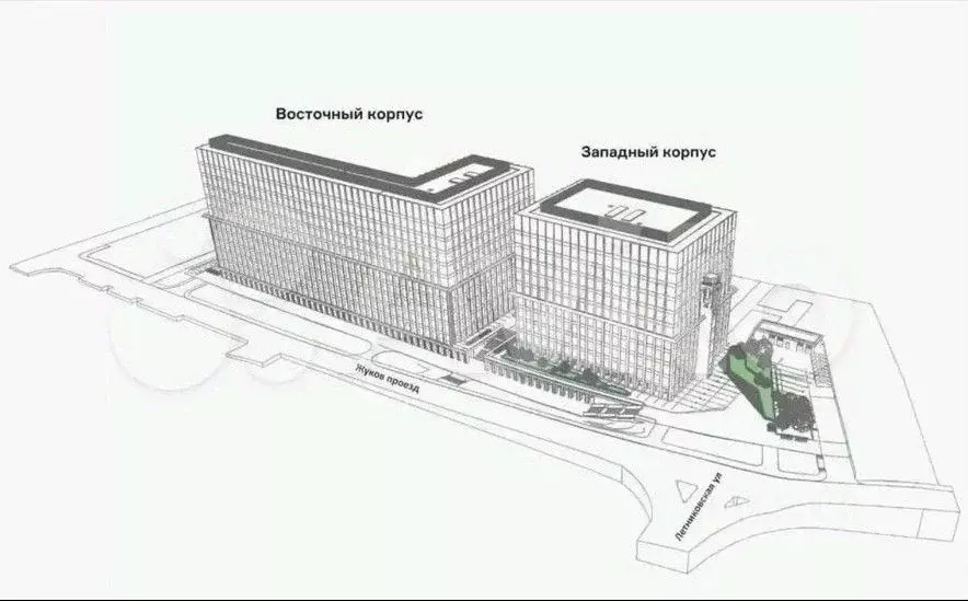 Офис в Москва проезд Жуков, вл8 (77 м) - Фото 2