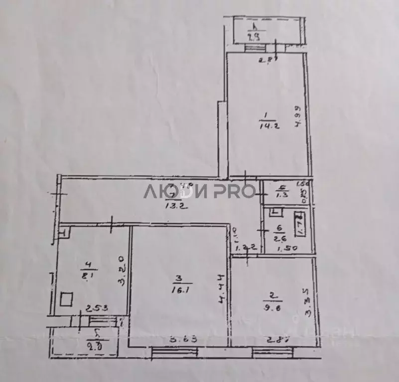 3-к кв. Башкортостан, Уфа ул. Георгия Мушникова, 2 (65.1 м) - Фото 2
