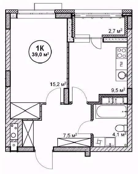 1-к кв. Нижегородская область, Нижний Новгород пос. Cовхоза Цветы,  ... - Фото 1