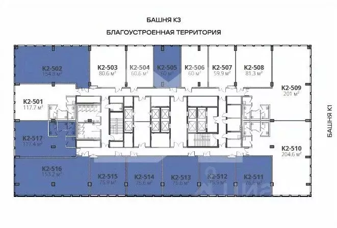 Помещение свободного назначения в Москва Старокалужское ш., 64АС2 (153 ... - Фото 2