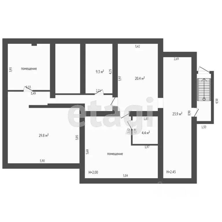 Офис в Коми, Ухта Интернациональная ул., 33 (153 м) - Фото 1