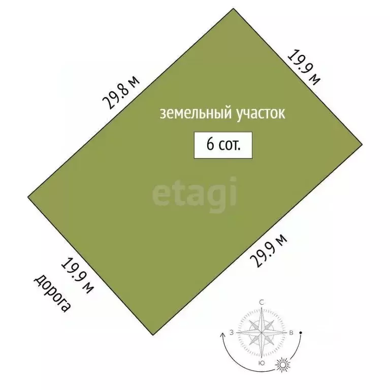 Участок в Тюменская область, Тюменский муниципальный округ, с. Чикча, ... - Фото 2