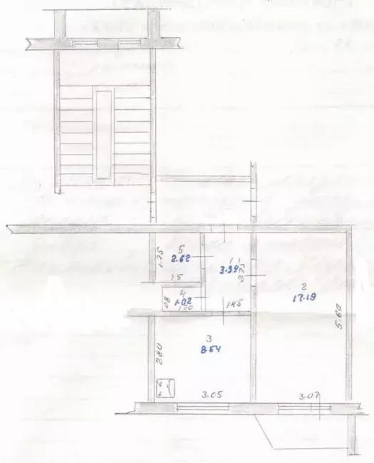 1-к кв. Чувашия, Шумерля Коммунальная ул., 27 (33.4 м) - Фото 2