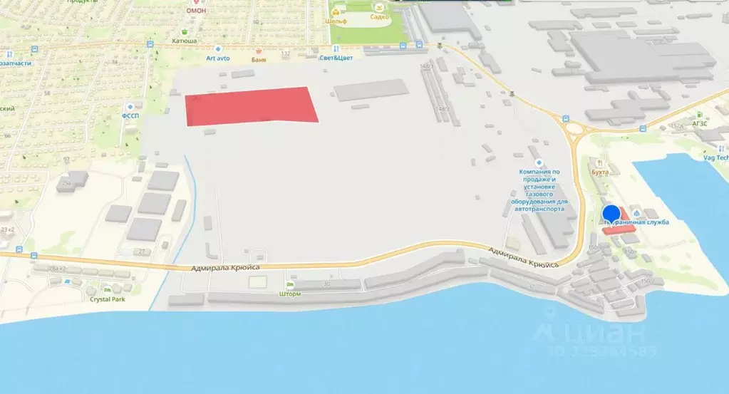 Участок в Ростовская область, Таганрог ул. Ткаченко, 54 (31690.0 сот.) - Фото 1