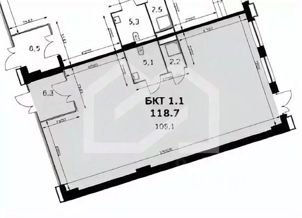 Помещение свободного назначения в Москва Сидней Сити жилой комплекс, ... - Фото 2