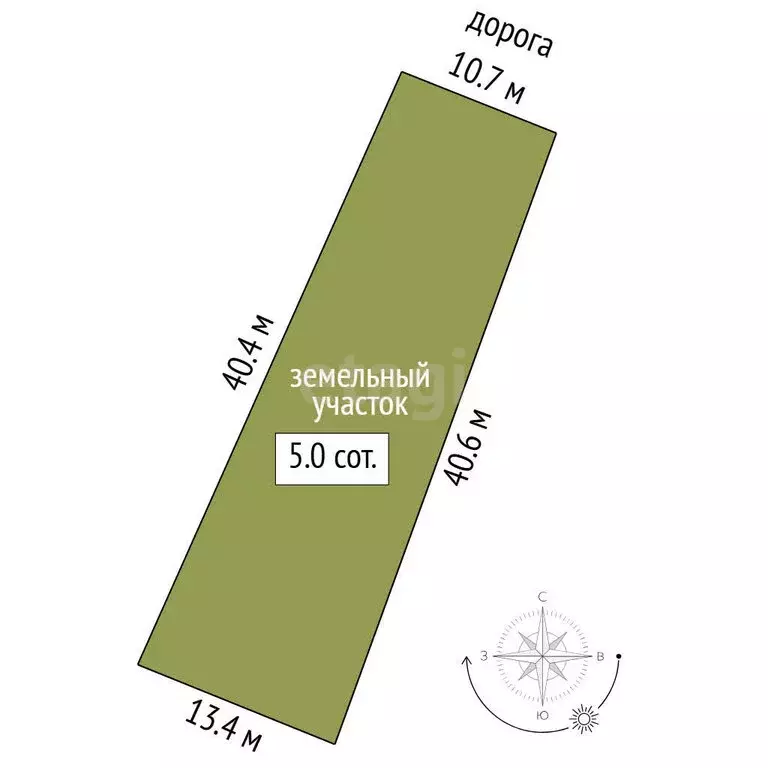 Участок в Тюмень, территория СОСН Лесная Поляна, Садовая улица (4.97 ... - Фото 1