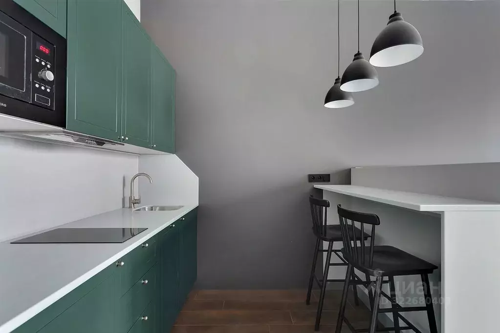 Студия Санкт-Петербург наб. Макарова, 58 (30.0 м) - Фото 1