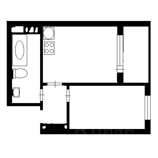 1-к кв. Санкт-Петербург ул. Вадима Шефнера, 10к1 (40.0 м) - Фото 1