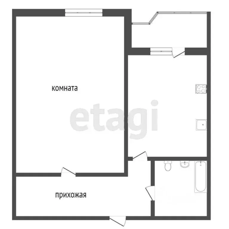 1-к кв. Москва ул. Олеко Дундича, 7 (36.0 м) - Фото 2