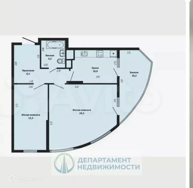 Продаётся 2-к квартира, 70 м - Фото 1