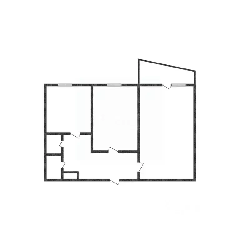 2-к кв. Белгородская область, Губкин ул. Космонавтов, 13А (52.4 м) - Фото 2