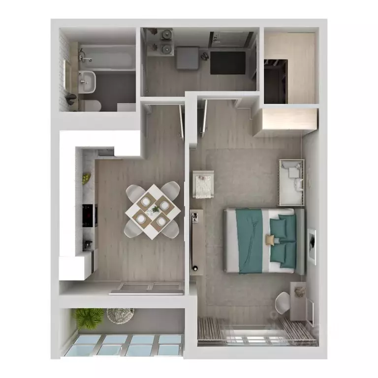 1-к кв. Самарская область, Самара Южное ш., 13 (39.4 м) - Фото 1