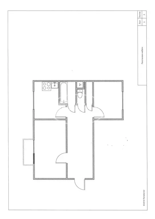 2-комнатная квартира: Сарапул, улица Карла Маркса, 44 (48.7 м) - Фото 1