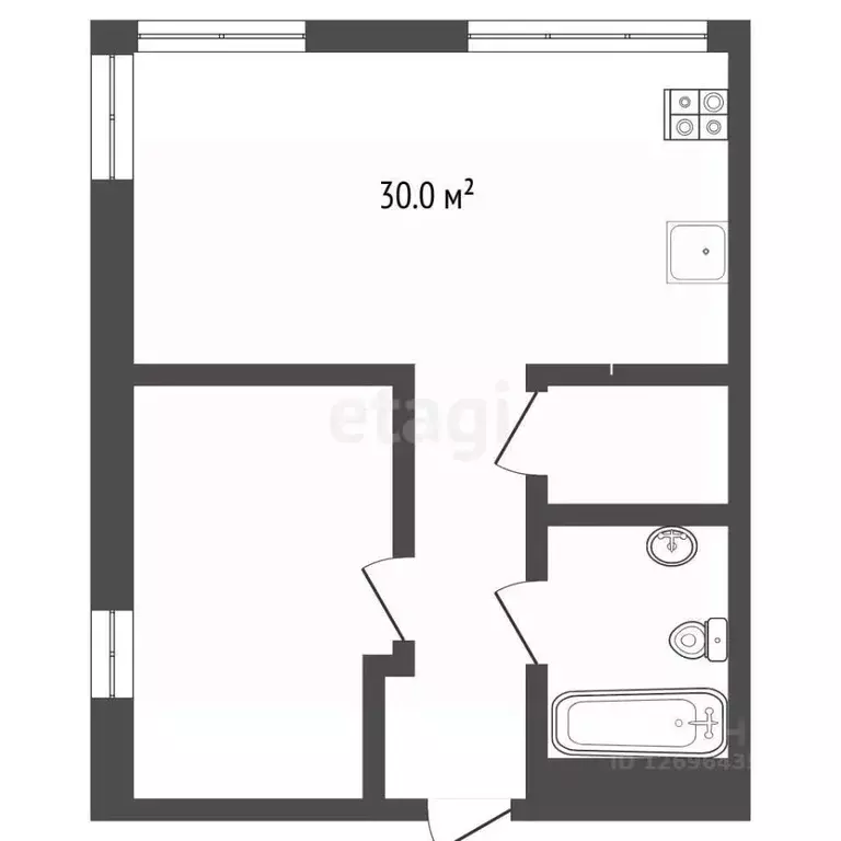 2-к кв. Москва Сколковское ш., 40к1 (51.4 м) - Фото 2