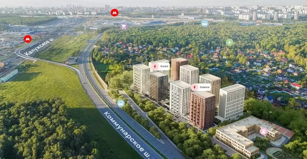 Студия Москва № 123 кв-л,  (24.8 м) - Фото 2