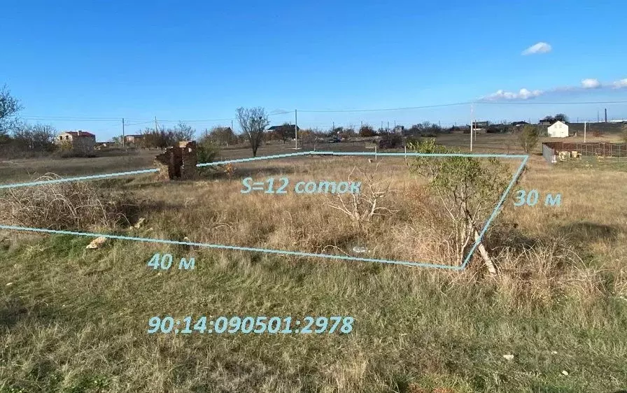 Участок в Крым, Черноморский район, с. Новосельское, Таврия СНТ ул. ... - Фото 1