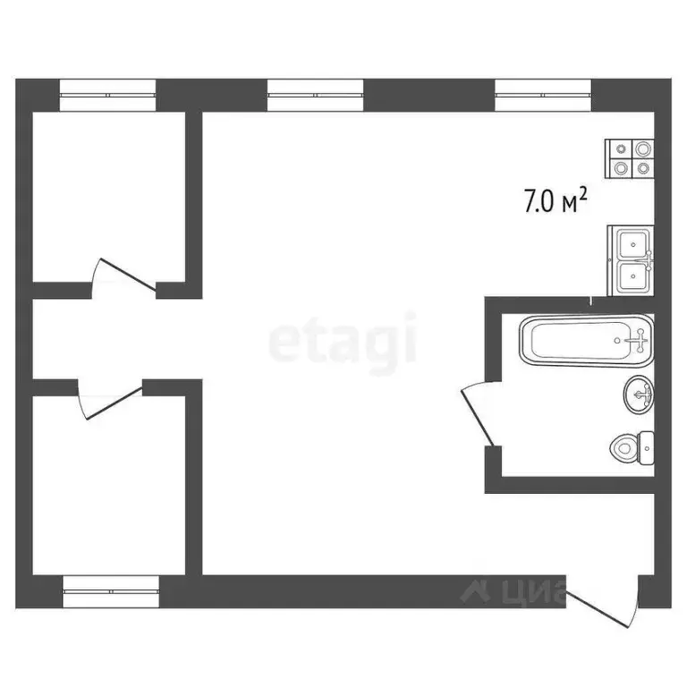 3-к кв. Саратовская область, Балашов ул. Ленина, 136 (55.6 м) - Фото 0