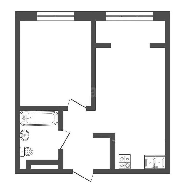 1-комнатная квартира: Тюмень, улица Газовиков, 73к3 (44.5 м) - Фото 0
