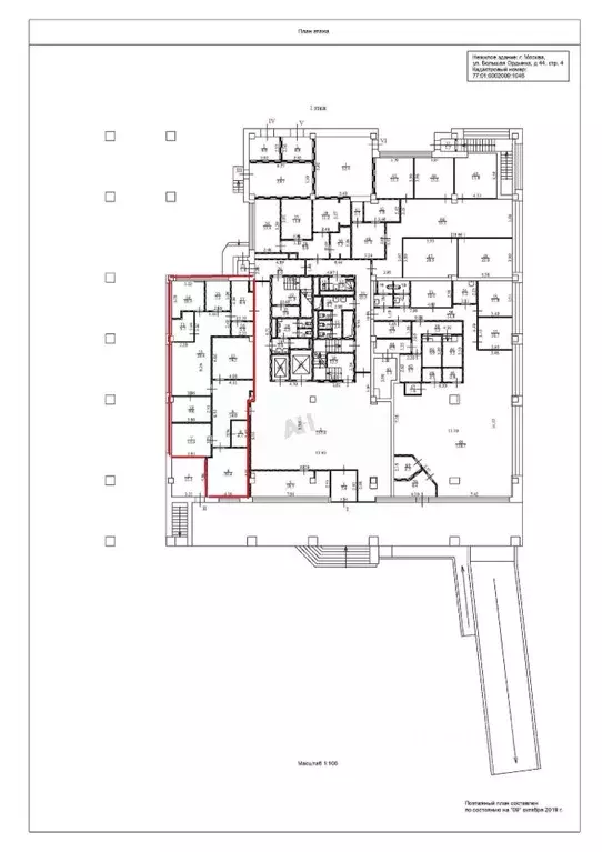 Помещение свободного назначения в Москва ул. Большая Ордынка, 44С4 ... - Фото 2