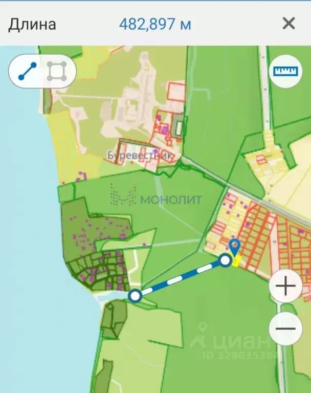 Участок в Нижегородская область, Городецкий муниципальный округ, ... - Фото 1