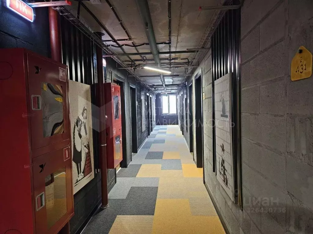 Студия Санкт-Петербург ул. Орджоникидзе, 44а (15.4 м) - Фото 1