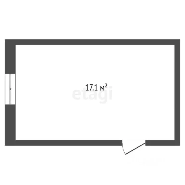 Комната Тюменская область, Тюмень ул. Котовского, 13 (17.0 м) - Фото 2