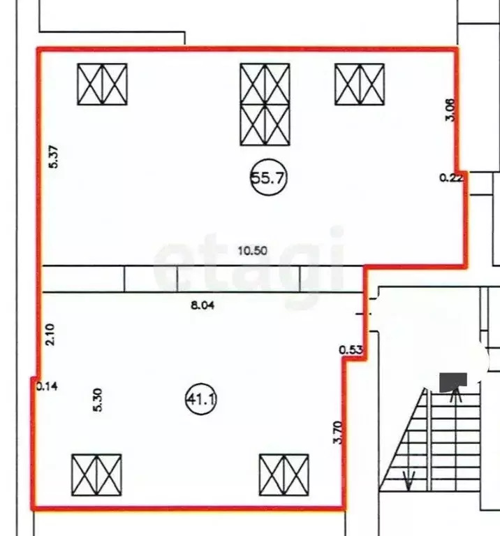 3-к кв. Калининградская область, Калининград Шахматная ул., 4Б (96.8 ... - Фото 2