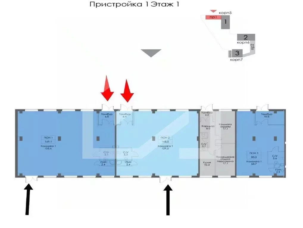 Помещение свободного назначения в Москва 2-й Нагатинский проезд, 2/3 ... - Фото 1