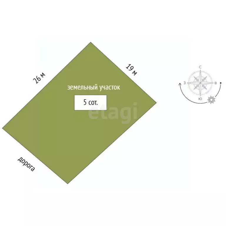 Участок в Ростовская область, Аксайский район, Ольгинская ст-ца ... - Фото 2