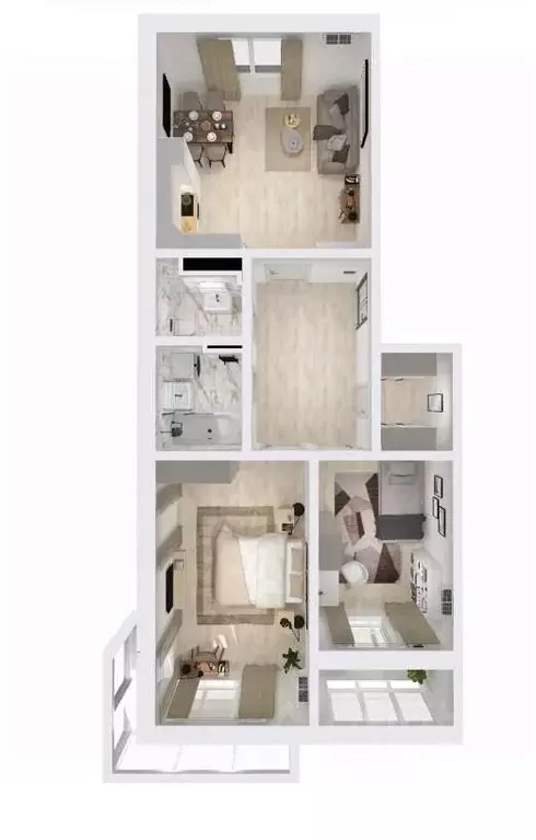 3-к кв. Карелия, Петрозаводск Перевалка-2 тер., Университетский ... - Фото 0