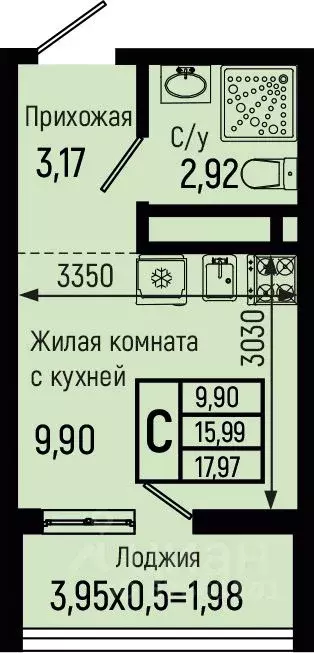 Студия Краснодарский край, Туапсинский муниципальный округ, с. Небуг ... - Фото 1