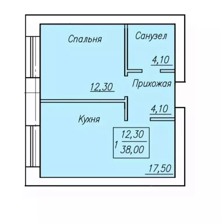 1-к кв. Оренбургская область, Оренбург Ростоши мкр, ул. Новая, 50/5 ... - Фото 0