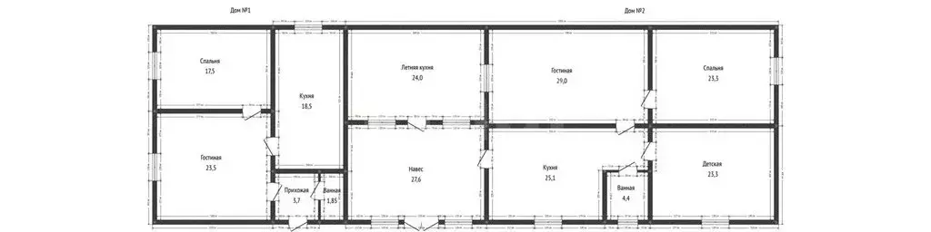 Дом в посёлок городского типа Семендер, улица Маркова (104.6 м) - Фото 1