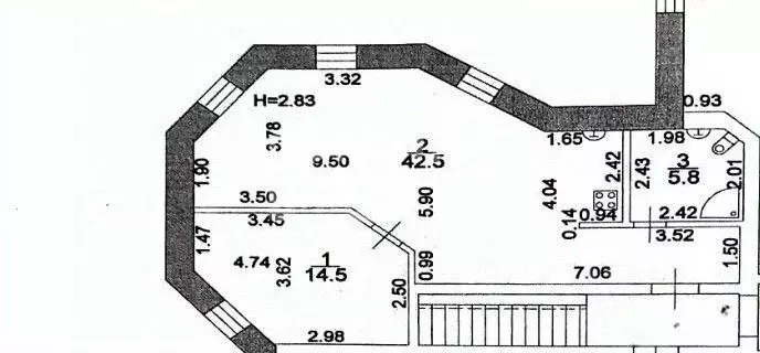 2-к кв. Самарская область, Тольятти проезд 2-й Озерный, 3 (62.0 м) - Фото 2