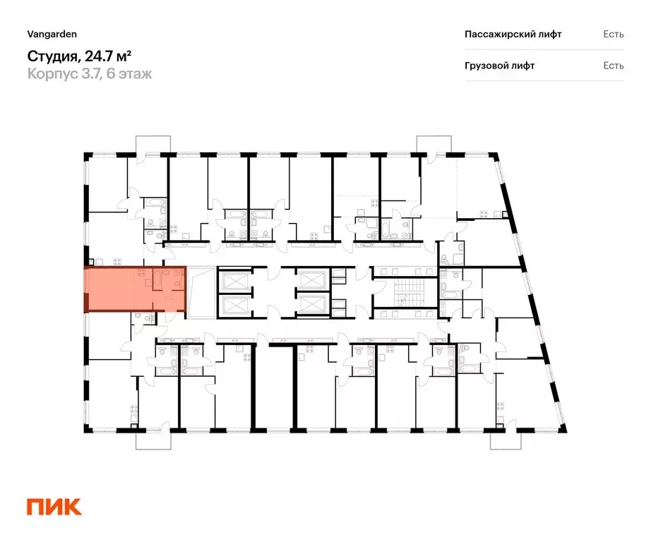 Квартира-студия: Москва, Очаковское шоссе, 9А (24.7 м) - Фото 1
