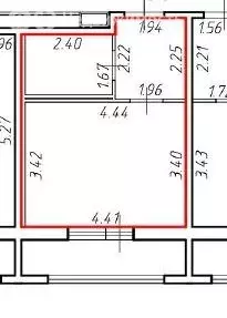 Квартира-студия: деревня Новосаратовка, улица Первых, 4к1 (23.5 м) - Фото 1