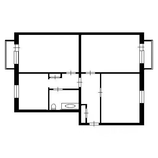 3-к кв. Татарстан, Казань ул. Муштари, 2а (84.0 м) - Фото 1