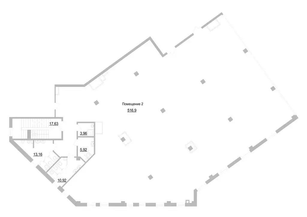 Офис (516.9 м) - Фото 2