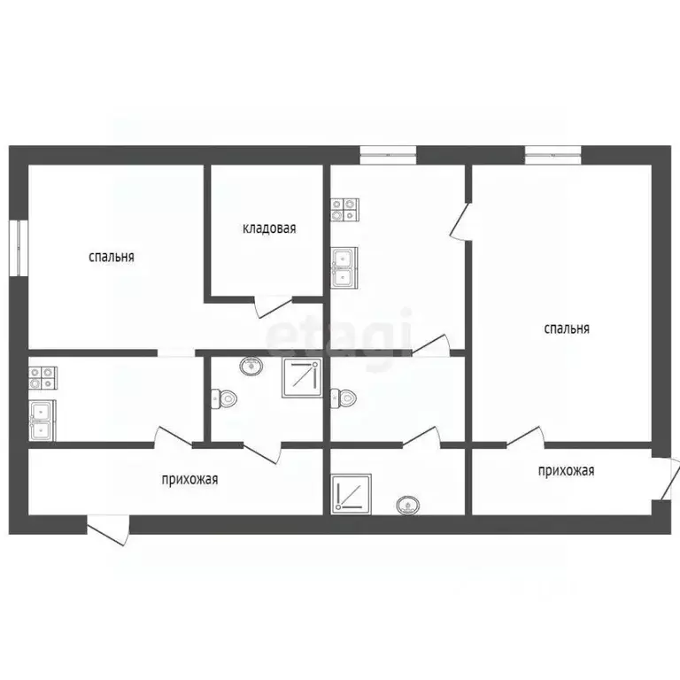 2-к кв. Крым, Ялта ул. Заречная, 7 (80.0 м) - Фото 2