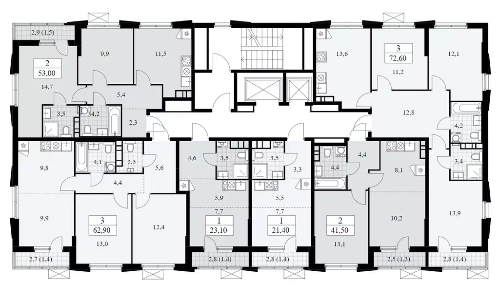 студия москва прокшино жилой комплекс, к11 (21.4 м) - Фото 1