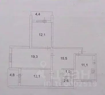 3-к кв. Саратовская область, Саратов ул. 3-я Степная, 13Б (78.3 м) - Фото 1