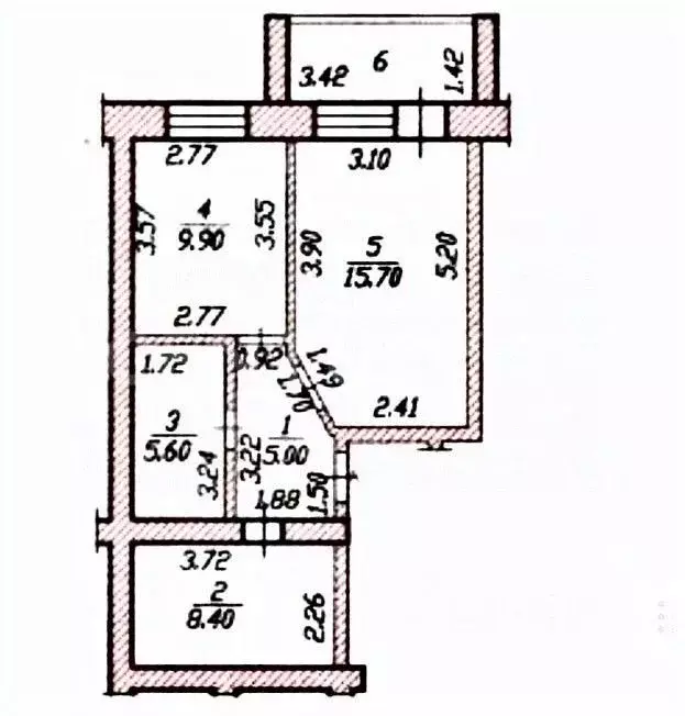 2-к кв. Чувашия, Чебоксары просп. Ленина, 25к1 (50.0 м) - Фото 1