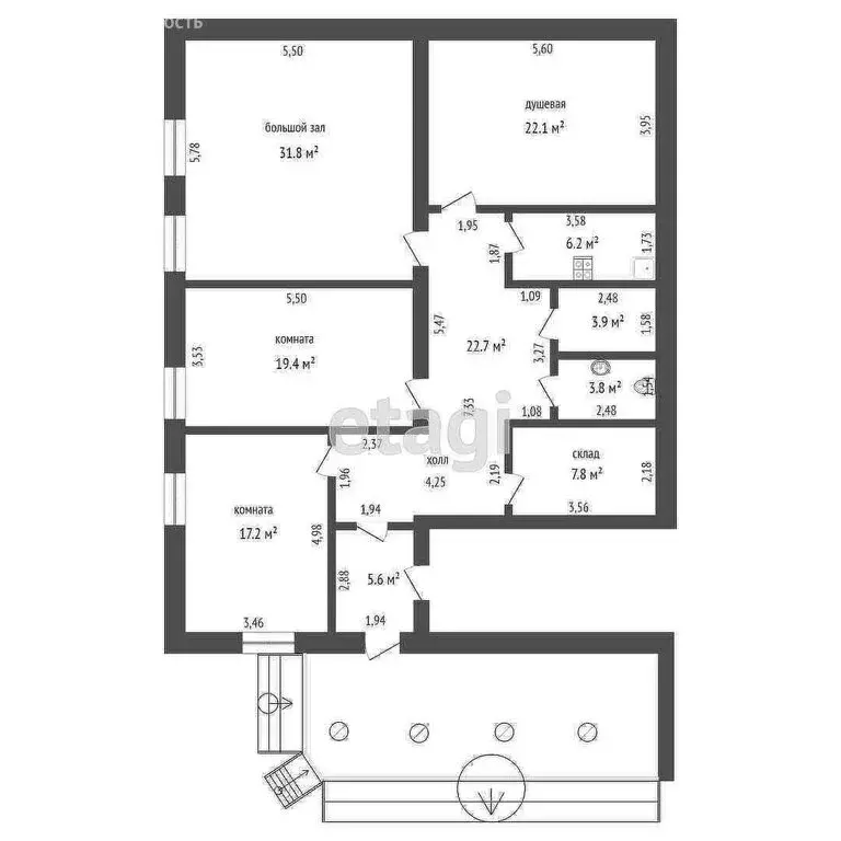 Помещение свободного назначения (140.5 м) - Фото 2