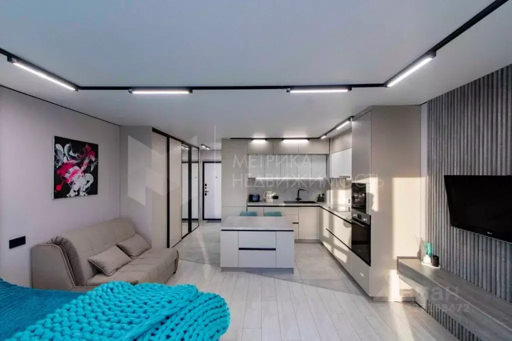 Студия Тюменская область, Тюмень ул. 50 лет ВЛКСМ, 19 (36.4 м) - Фото 1