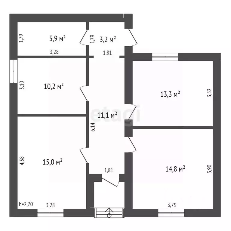 Дом в Воронежская область, с. Верхняя Хава ул. Новопокровская, 30 (90 ... - Фото 2