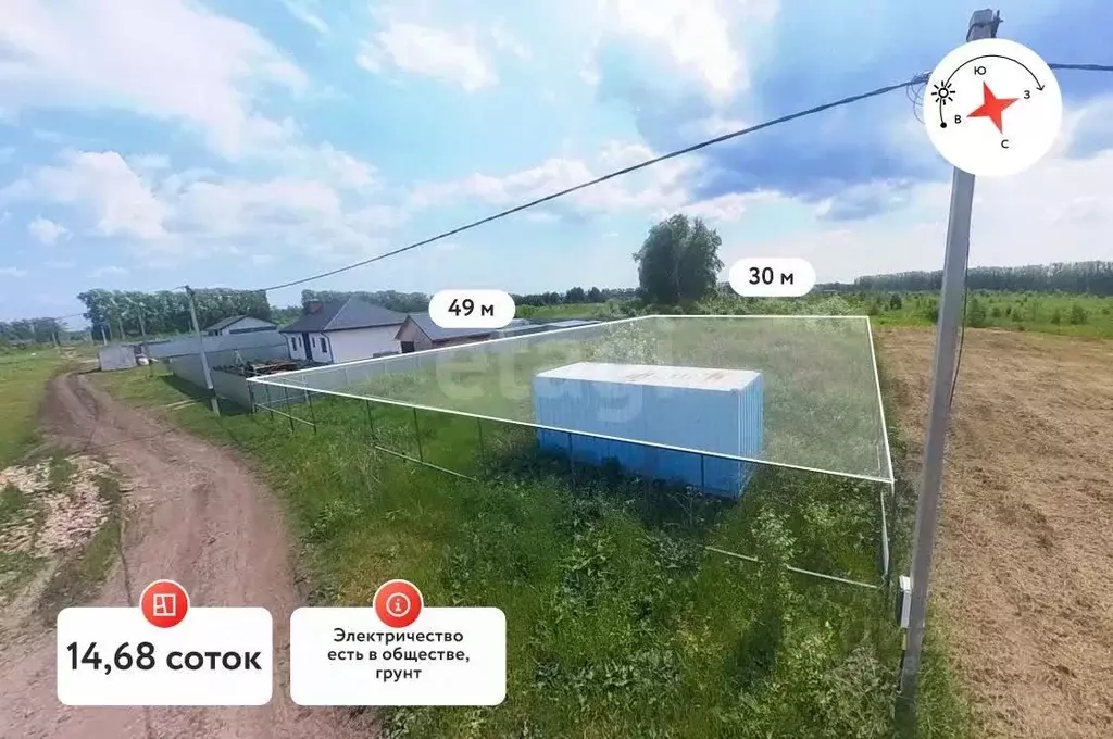 Участок в Тюменская область, Тюмень ул. Александры Круткиной (14.68 ... - Фото 0
