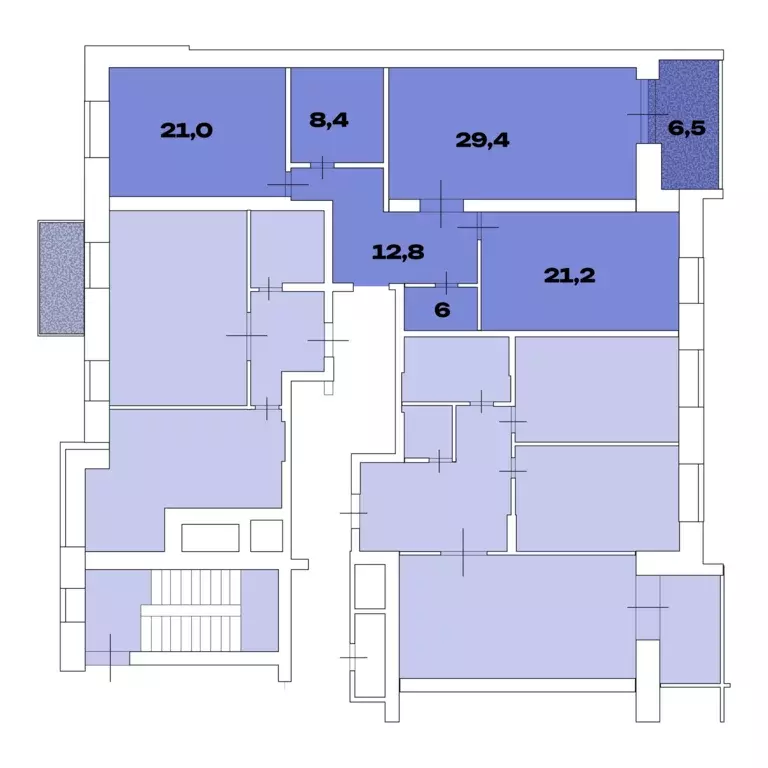 Продаётся 2-к квартира, 98.8 м - Фото 1